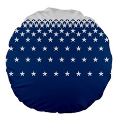 Patriot Large 18  Premium Flano Round Cushions