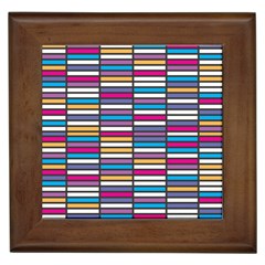 Color Grid 01 Framed Tiles by jumpercat