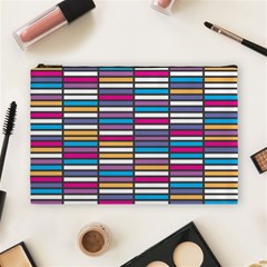 Color Grid 01 Cosmetic Bag (large)  by jumpercat