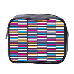 Color Grid 01 Mini Toiletries Bag 2-side