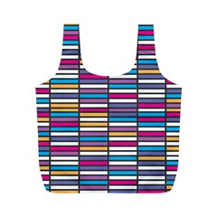 Color Grid 01 Full Print Recycle Bags (m)  by jumpercat