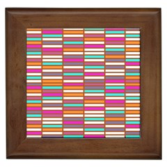 Color Grid 02 Framed Tiles by jumpercat