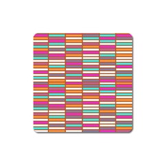 Color Grid 02 Square Magnet