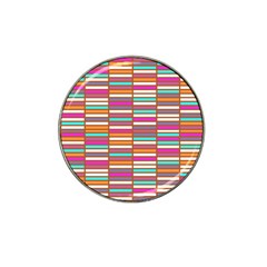 Color Grid 02 Hat Clip Ball Marker by jumpercat