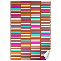 Color Grid 02 Canvas 12  X 18   by jumpercat