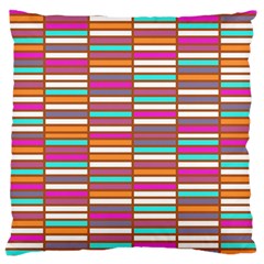 Color Grid 02 Large Cushion Case (one Side) by jumpercat