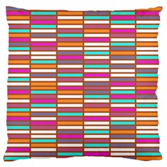 Color Grid 02 Standard Flano Cushion Case (one Side) by jumpercat