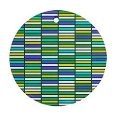 Color Grid 03 Ornament (round) by jumpercat