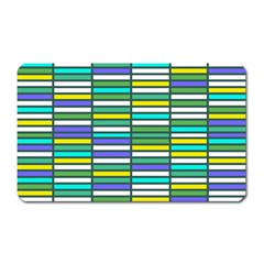 Color Grid 03 Magnet (rectangular)