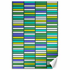 Color Grid 03 Canvas 12  X 18   by jumpercat