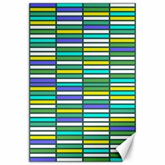 Color Grid 03 Canvas 24  X 36  by jumpercat