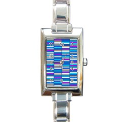 Color Grid 04 Rectangle Italian Charm Watch