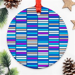 Color Grid 04 Ornament (round) by jumpercat