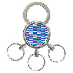 Color Grid 04 3-ring Key Chains by jumpercat