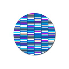 Color Grid 04 Magnet 3  (round) by jumpercat