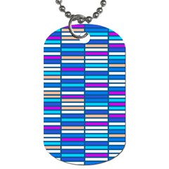 Color Grid 04 Dog Tag (One Side)