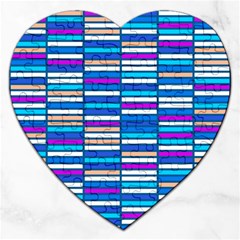 Color Grid 04 Jigsaw Puzzle (heart) by jumpercat