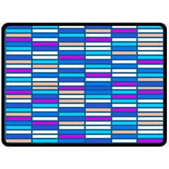 Color Grid 04 Fleece Blanket (large)  by jumpercat