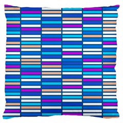 Color Grid 04 Large Cushion Case (one Side) by jumpercat