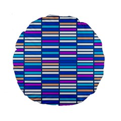 Color Grid 04 Standard 15  Premium Round Cushions