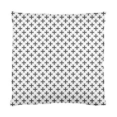 Black Cross Standard Cushion Case (one Side) by jumpercat