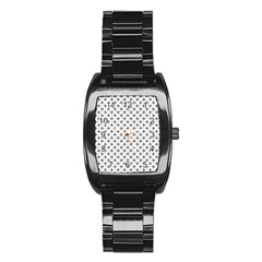 Black Cross Stainless Steel Barrel Watch by jumpercat