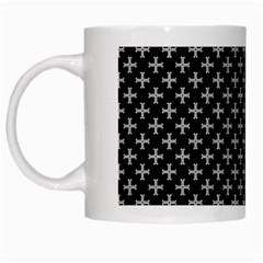 White Cross White Mugs by jumpercat