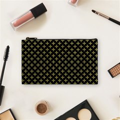 Yellow Cross Cosmetic Bag (small)  by jumpercat