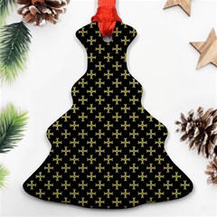 Yellow Cross Ornament (christmas Tree)  by jumpercat