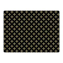 Yellow Cross Double Sided Flano Blanket (mini)  by jumpercat