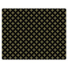 Yellow Cross Double Sided Flano Blanket (medium)  by jumpercat