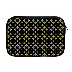 Yellow Cross Apple Macbook Pro 17  Zipper Case by jumpercat