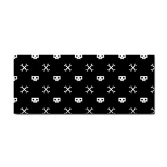 White Pixel Skull Pirate Cosmetic Storage Cases by jumpercat