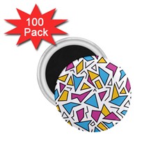 Retro Shapes 01 1 75  Magnets (100 Pack)  by jumpercat