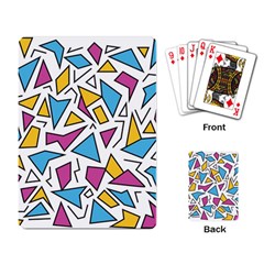 Retro Shapes 01 Playing Card by jumpercat