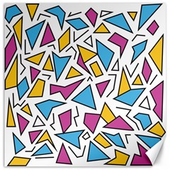 Retro Shapes 01 Canvas 12  X 12   by jumpercat