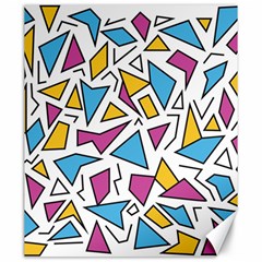 Retro Shapes 01 Canvas 20  X 24   by jumpercat