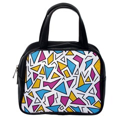 Retro Shapes 01 Classic Handbags (one Side) by jumpercat