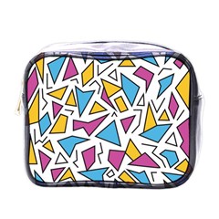 Retro Shapes 01 Mini Toiletries Bags by jumpercat