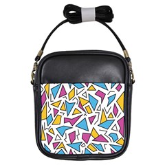 Retro Shapes 01 Girls Sling Bags by jumpercat