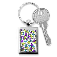 Retro Shapes 02 Key Chains (rectangle)  by jumpercat