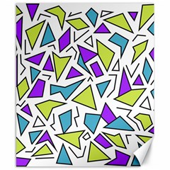 Retro Shapes 02 Canvas 8  X 10  by jumpercat