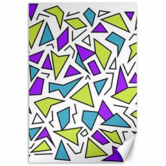 Retro Shapes 02 Canvas 20  X 30   by jumpercat