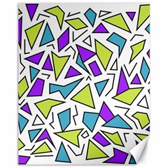 Retro Shapes 02 Canvas 11  X 14   by jumpercat