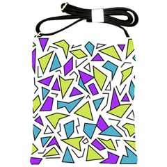 Retro Shapes 02 Shoulder Sling Bags by jumpercat