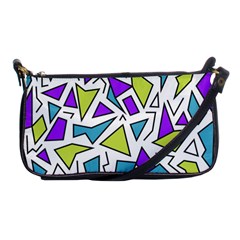 Retro Shapes 02 Shoulder Clutch Bags by jumpercat