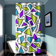 Retro Shapes 02 Shower Curtain 36  X 72  (stall)  by jumpercat