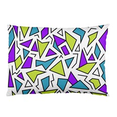 Retro Shapes 02 Pillow Case (two Sides) by jumpercat