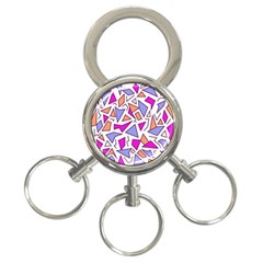 Retro Shapes 03 3-ring Key Chains by jumpercat