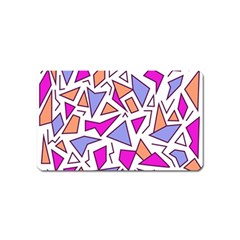 Retro Shapes 03 Magnet (name Card) by jumpercat